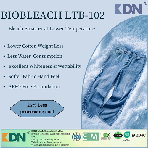 Biobleach LTB-102: Effiziente Niedertemperaturbleaching für Baumwolle