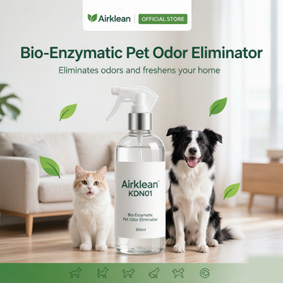 Ein guter Preis. Airklean KDN01 Bioenzymatischer Geruchsbeseitiger für Haustiere, vollzellige Fermentationsextrakt-Desodorierungsflüssigkeit Online