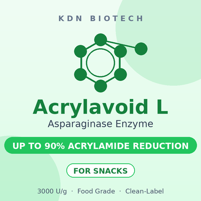 Ein guter Preis. Asparaginase Enzym Acrylavoid L 3000 U/g Lebensmittelqualität Acrylamid-Reduktionsmittel für Kartoffelchips-Snacks Online